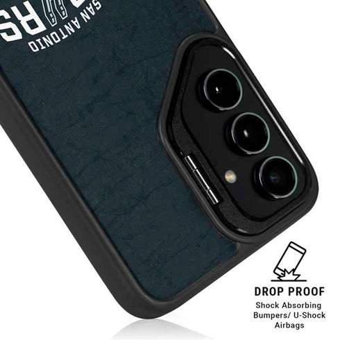 NBA San Antonio Spurs Distressed Galaxy S24 Kickstand Case